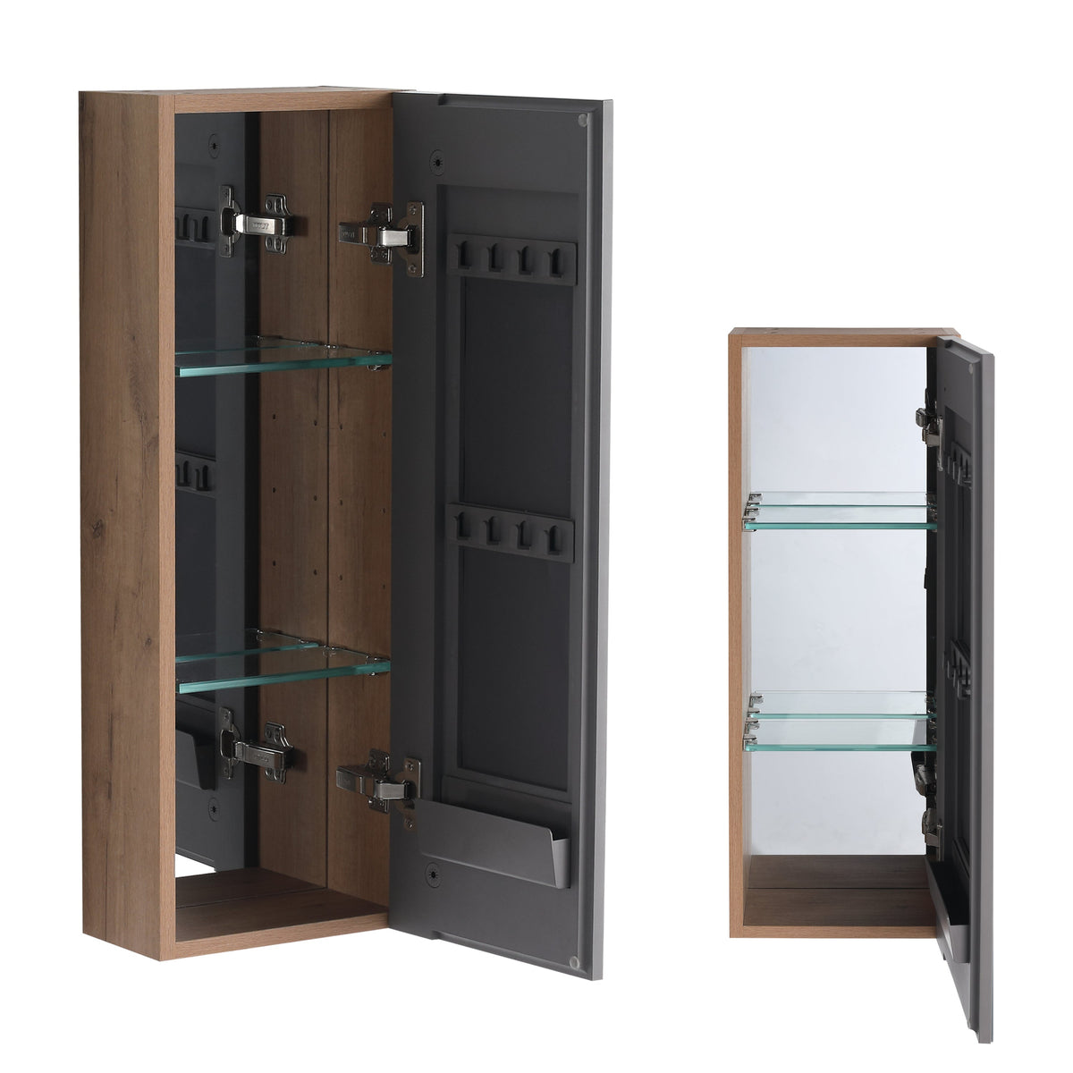 10" Bathroom Mirror Cabinet with Storage