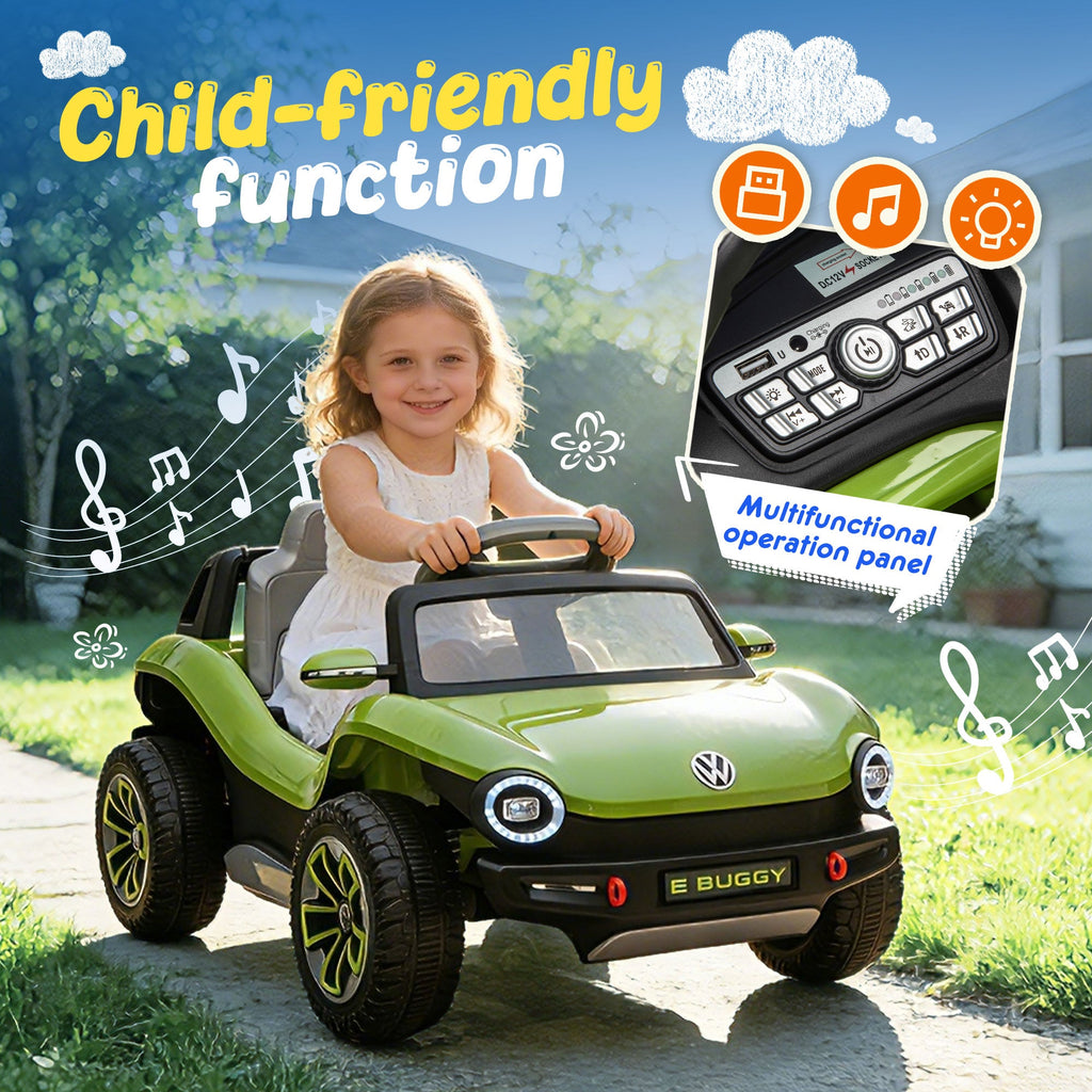 12V Licensed Volkswagen Beetle Kids Ride On Electric Car