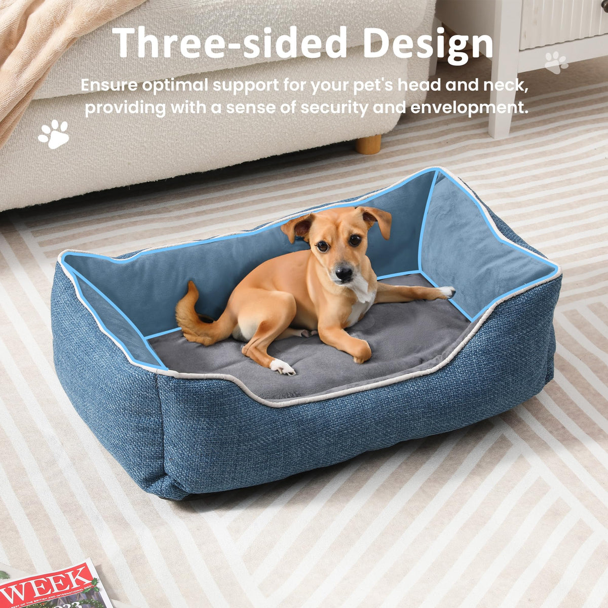 Small Dog Bed with Anti-Slip Bottom