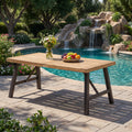 Bettina Dining Table with Slat Panel Design