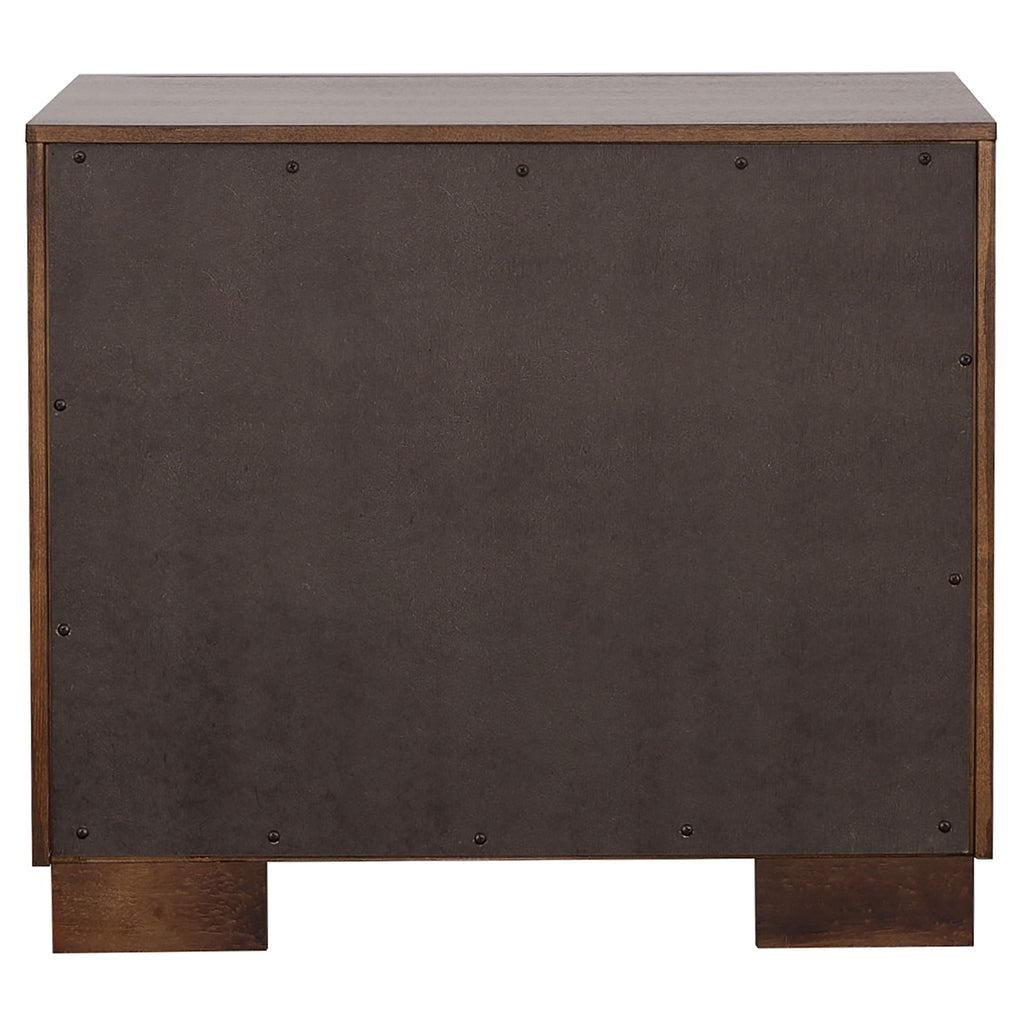 Polk Cappuccino 2-Drawer Nightstand
