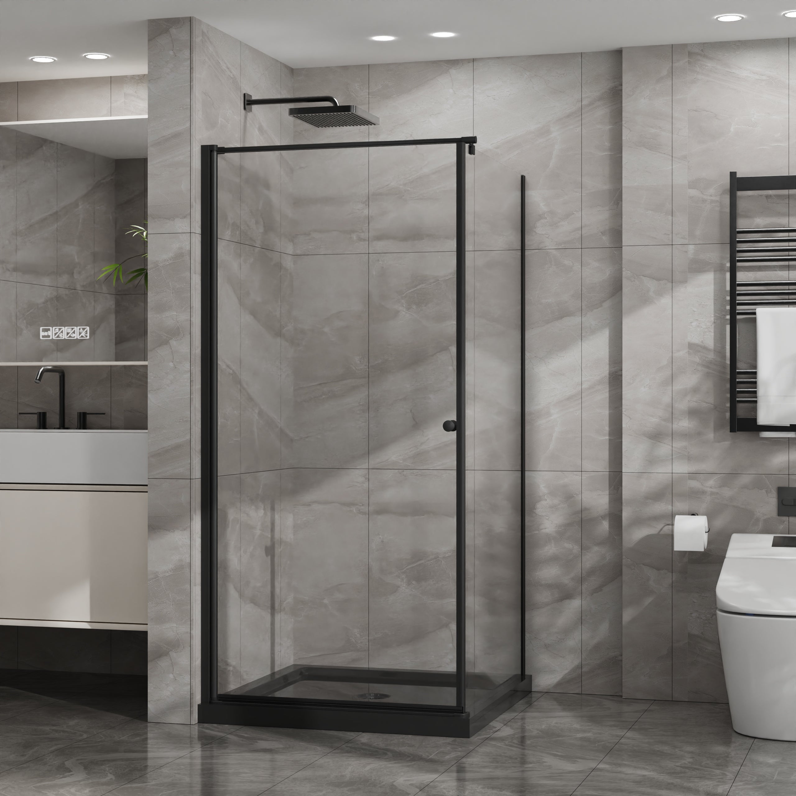 Goodyo Shower Enclosure 36 in.D x 36 in.W x 72 in.H