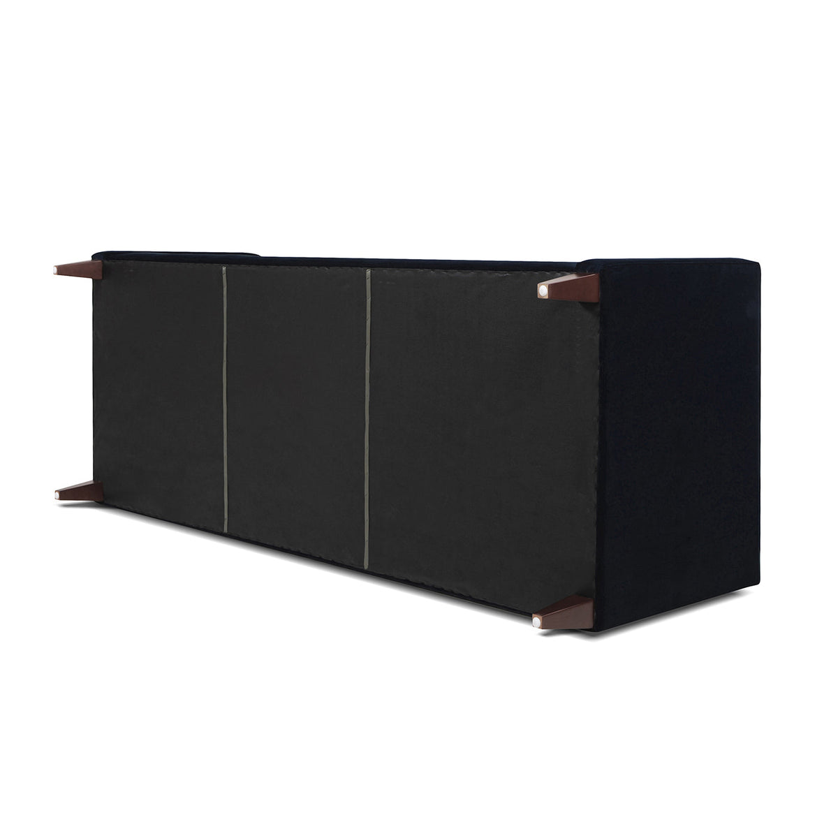 Jack 84" Modern Tuxedo Tufted Sofa, Dark