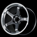 Advan GT Beyond 17x8.0 +45 5-114.3 Machined Hyper Platinum Black YAQB7G45EMPB