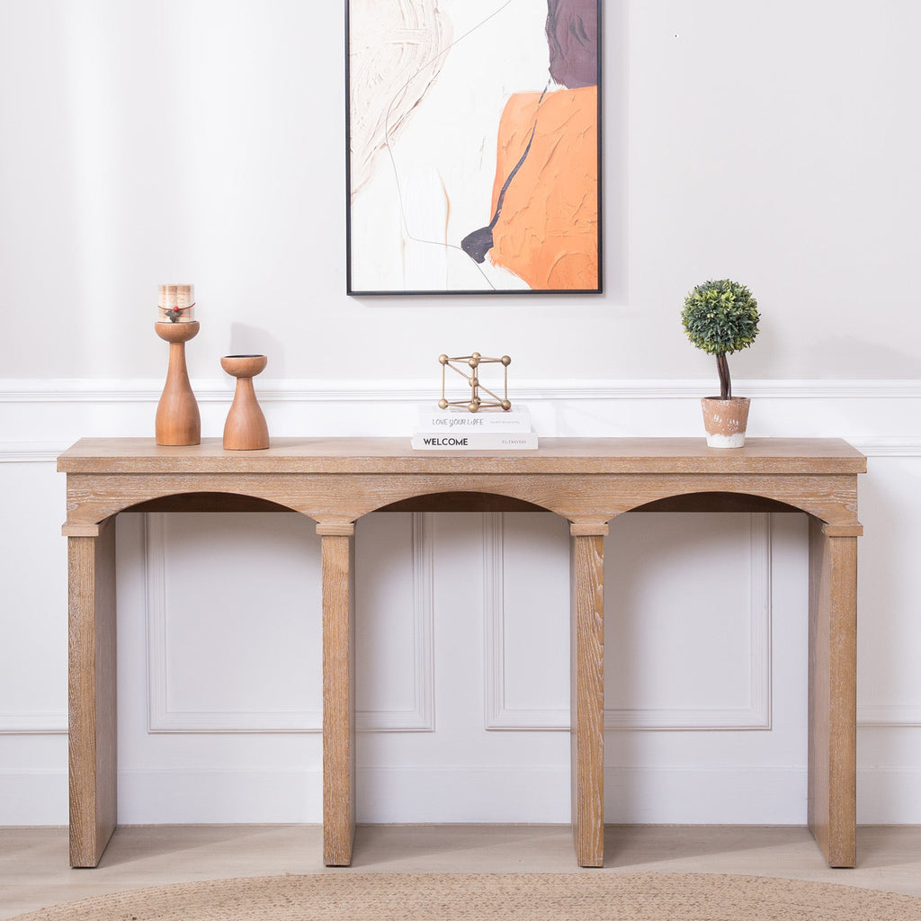 Rustic Archway Console Table