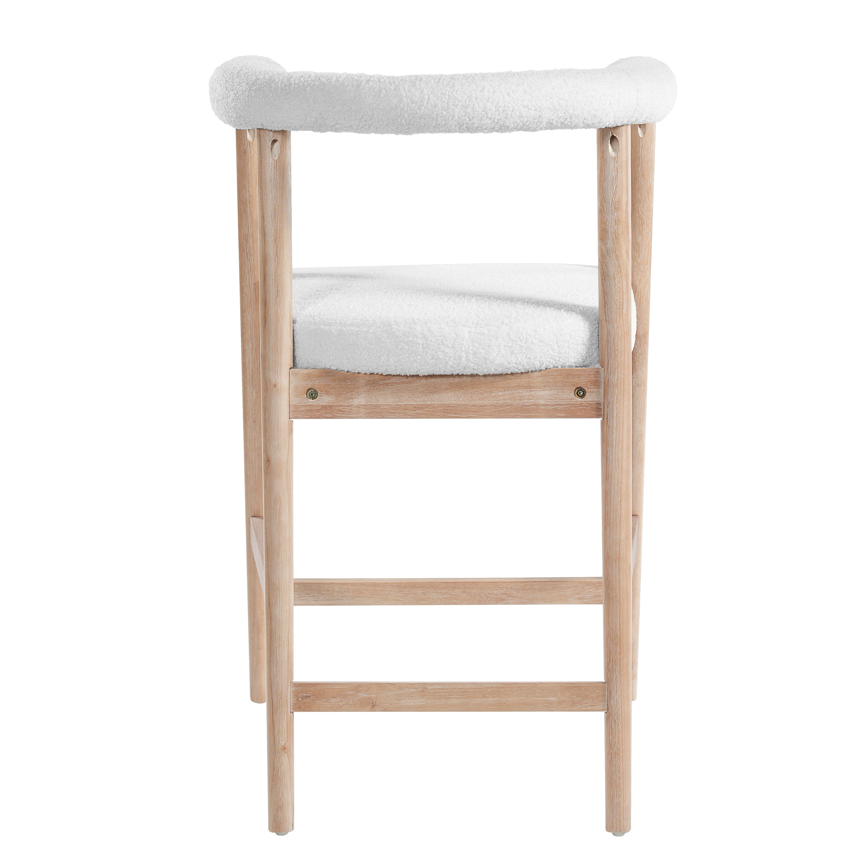 25'' Seat Height Bar Stools with Back - Set of 2