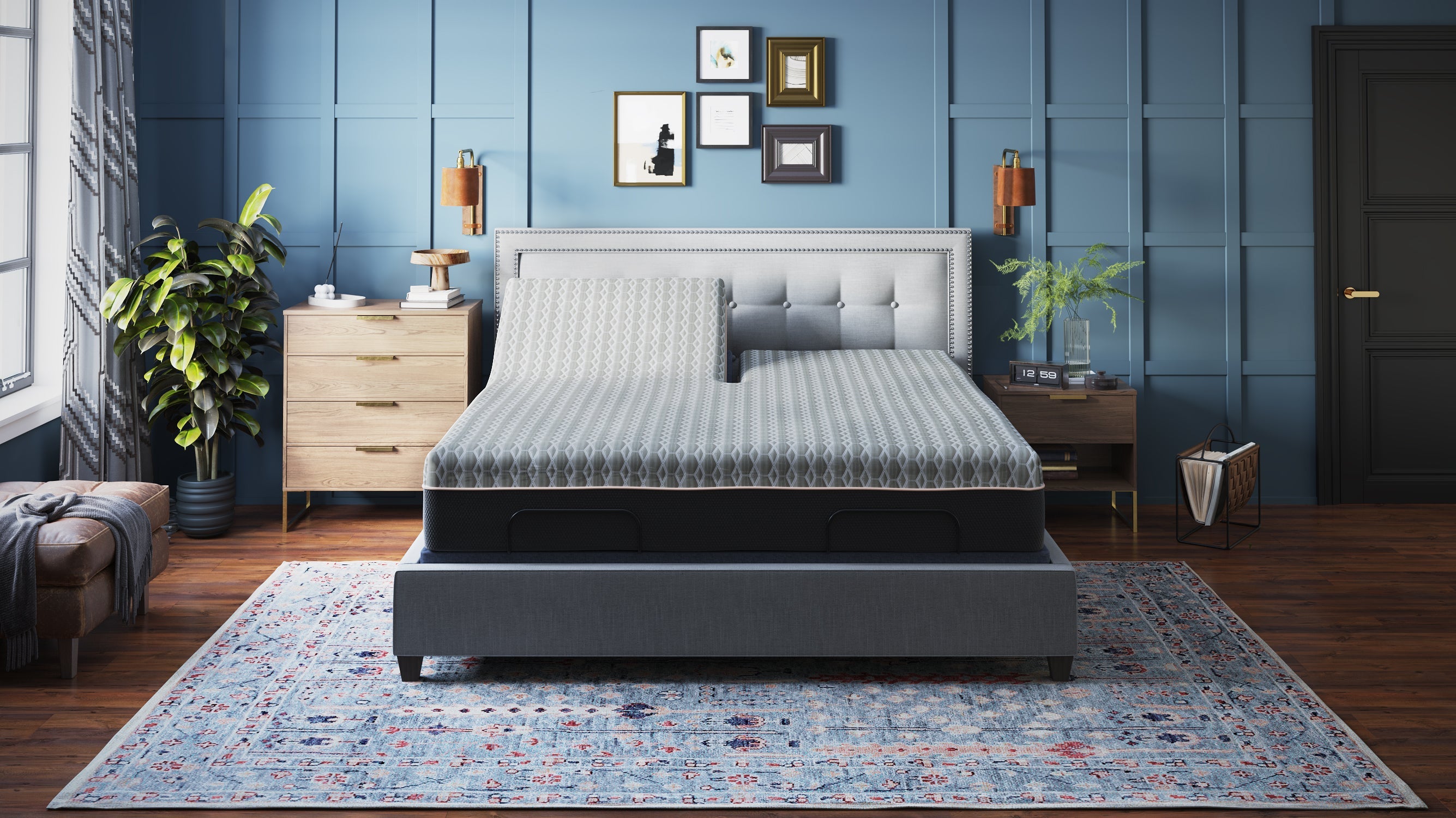 BT3000 Split Top California King Adjustable Bed Base