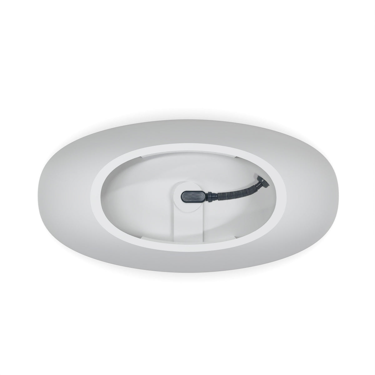 61 Inch Solid Surface Freestanding Bathroom Bathtub