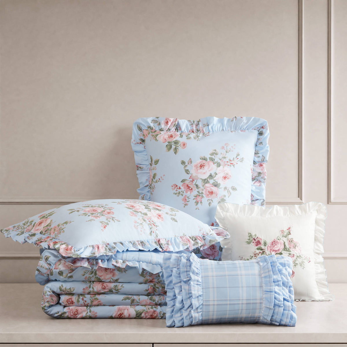 5 Piece Full/Queen Comforter Set