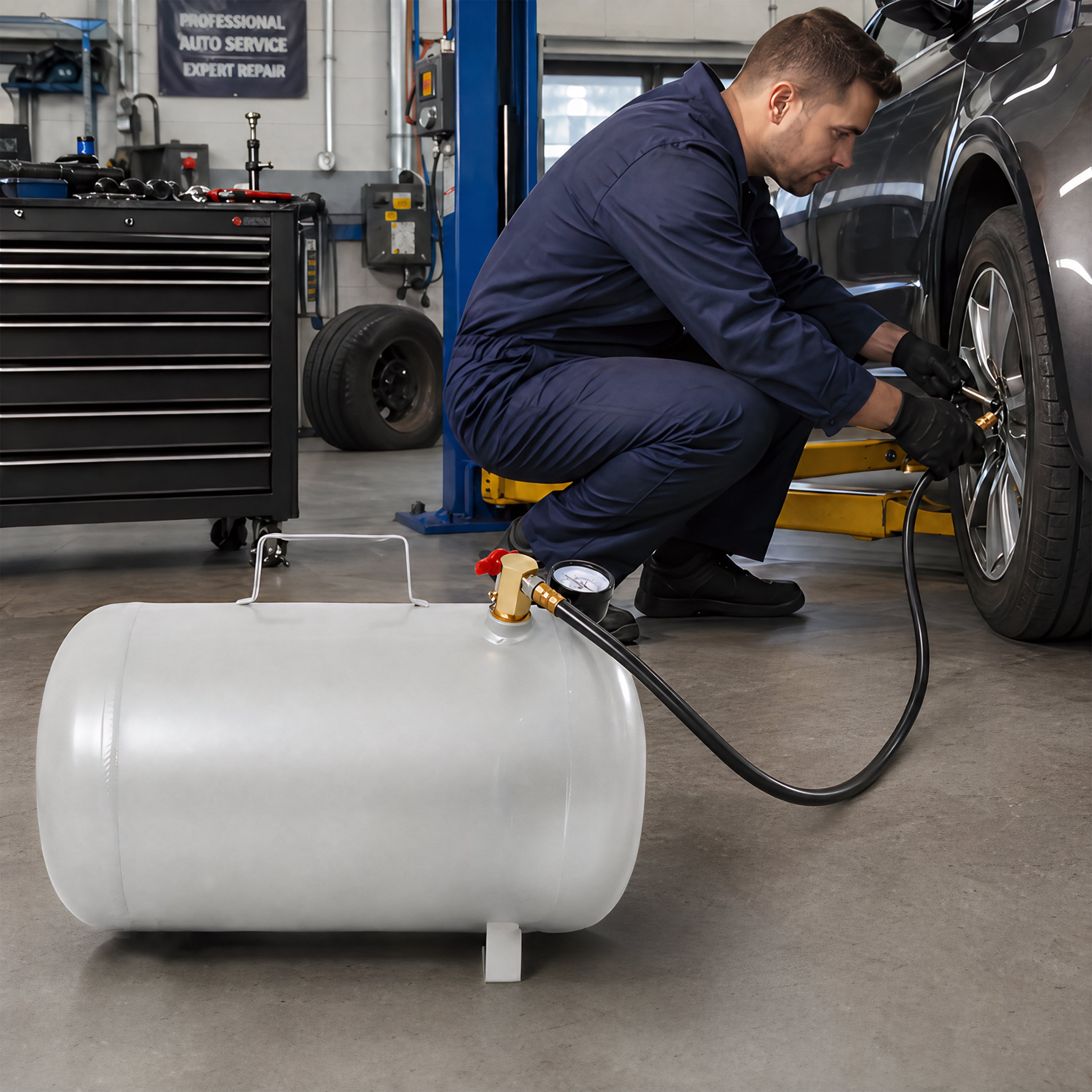Portable 5 Gallon Aluminum Air Tank