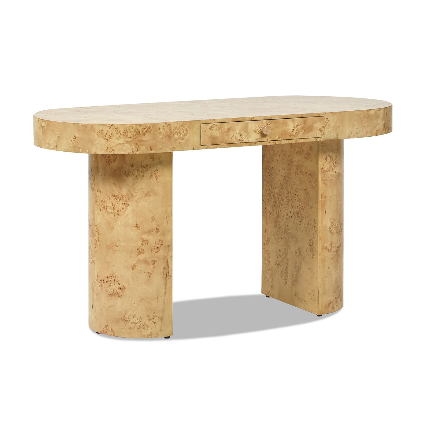 Jesse 55.5" Single Drawer Oval Computer Desk