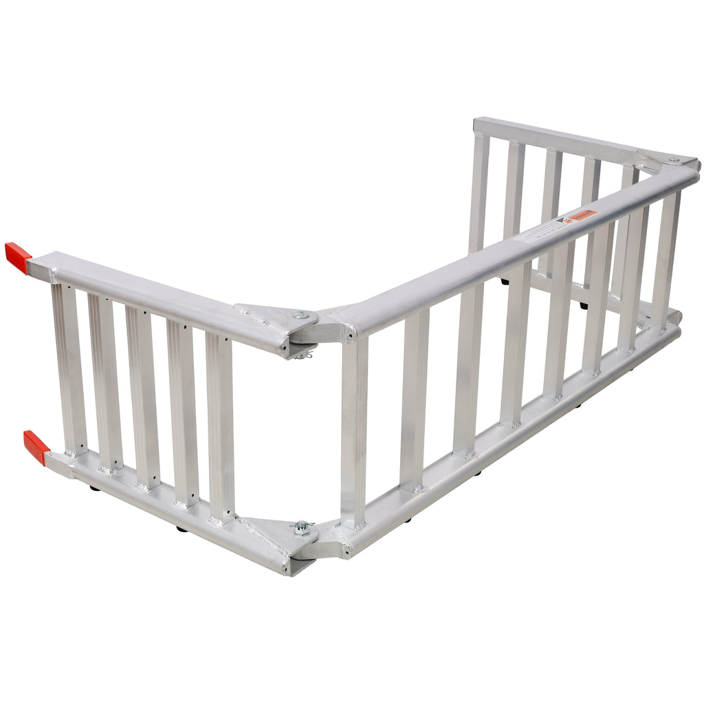 Aluminum Ramp 1,400 LBS/Pair, For Motorcycle/Lawn Mower/ATV Ramp
