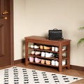 Adjustable Shoe-Changing Bench with Hidden Storage