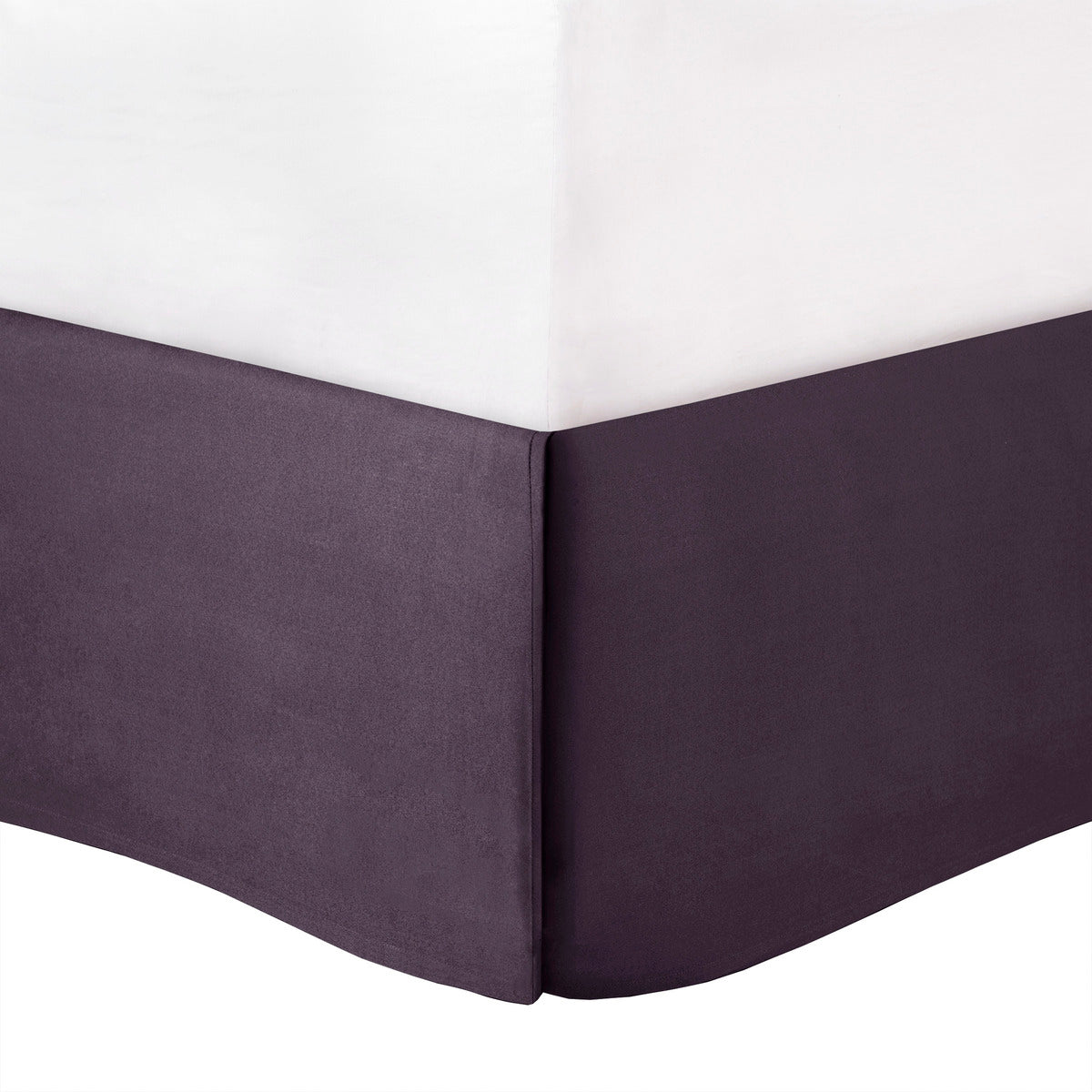 7 Piece Tufted Comforter Set in Plum for Full Beds