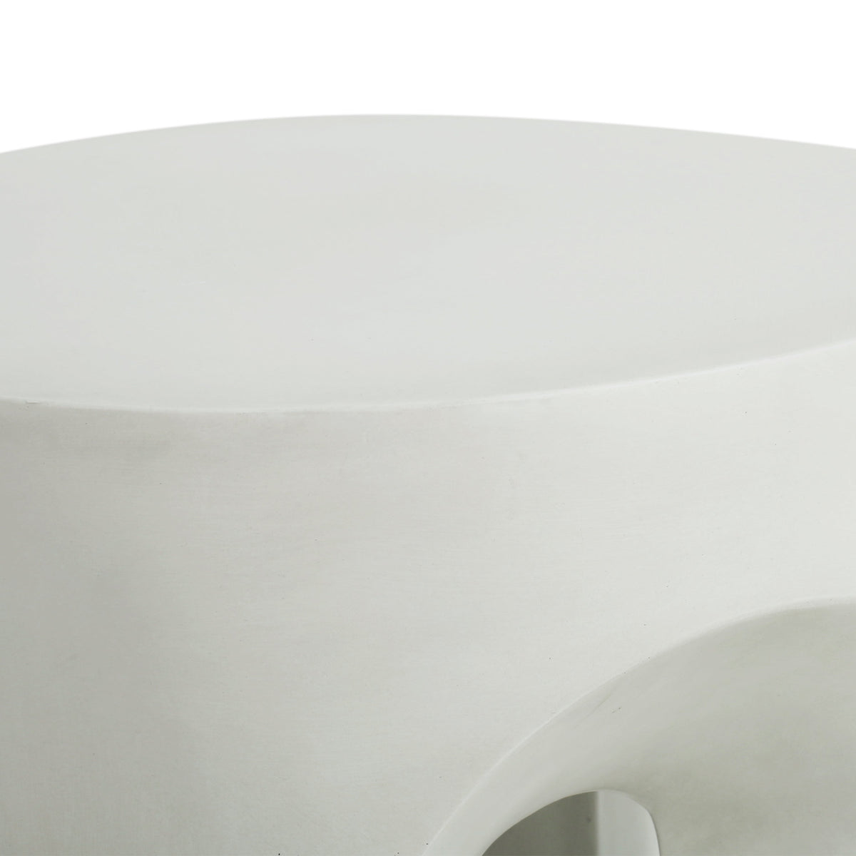 Outdoor MGO Round Top Side Table/End Table, Antique