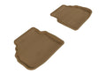 3D MAXpider 2009-2012 BMW 7 Series F01 Kagu 2nd Row Floormats - Tan L1BM05321502