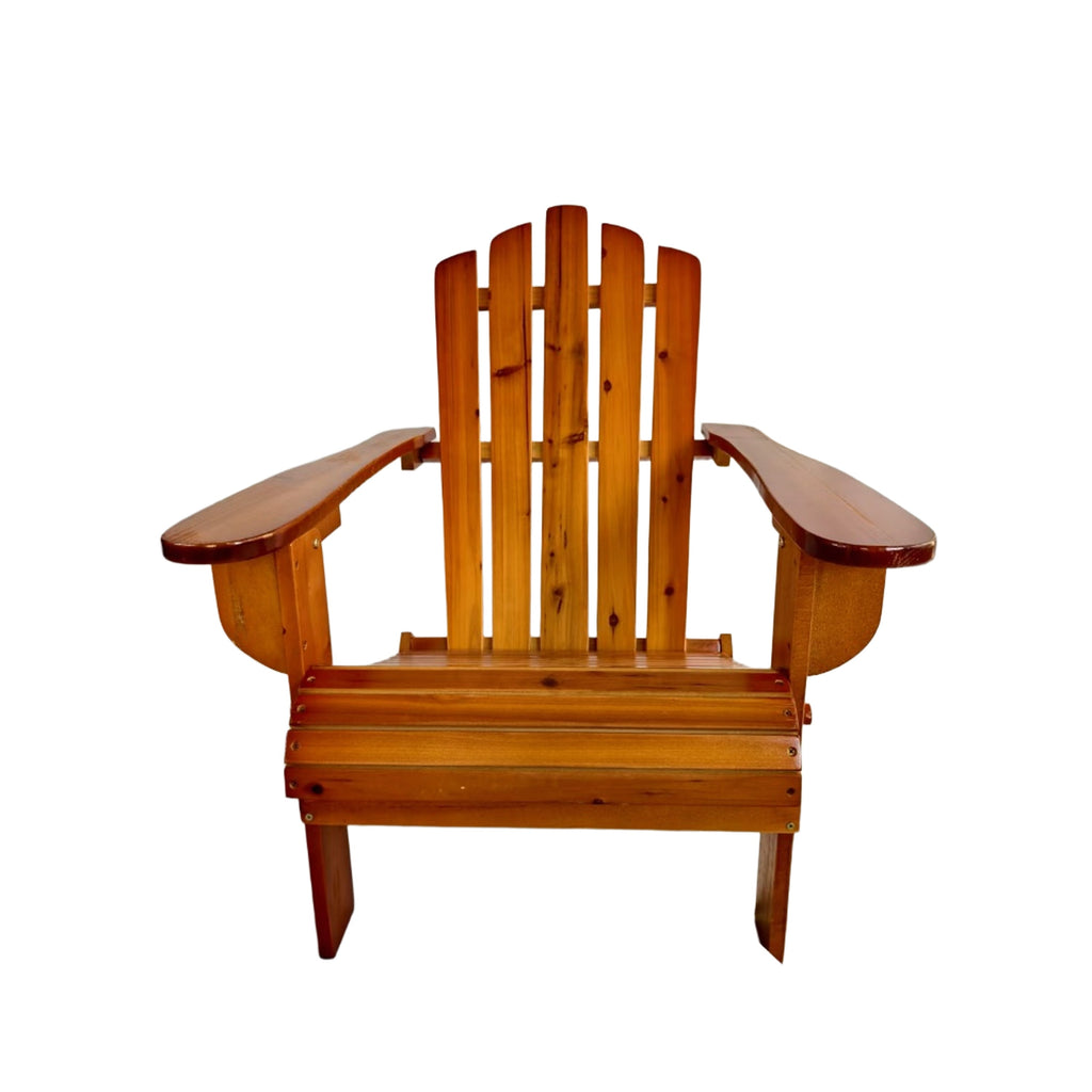 Outdoor or Indoor Wood Adirondack Chair - Foldable