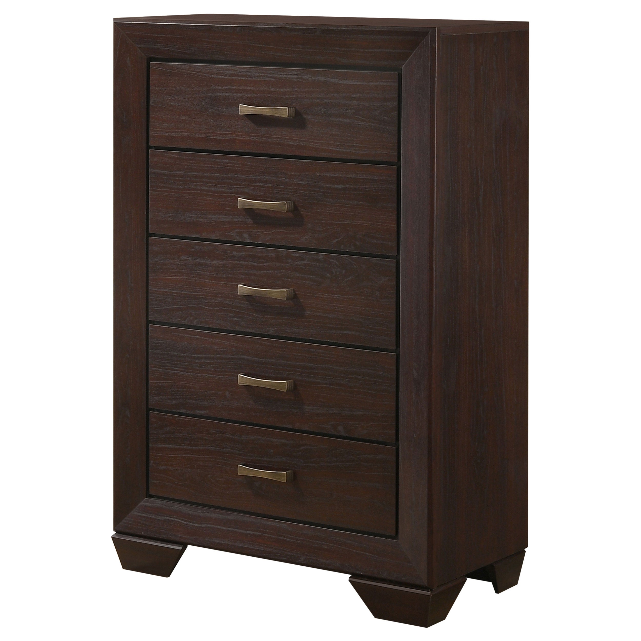 Hadfield Dark Cocoa 5-Drawer Chest