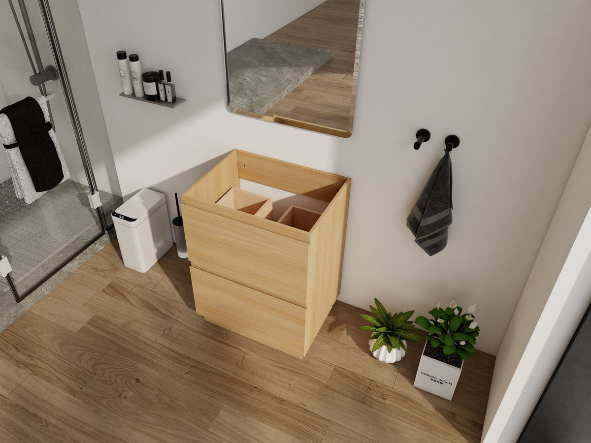 24" Bathroom Vanity with Double Drawer