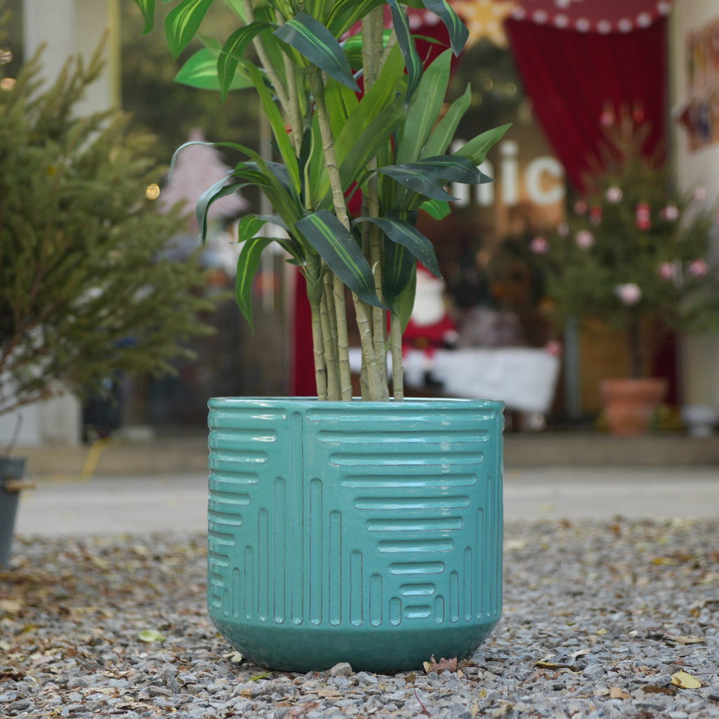 Handmade Ceramic Planter - 16 Inch Diameter