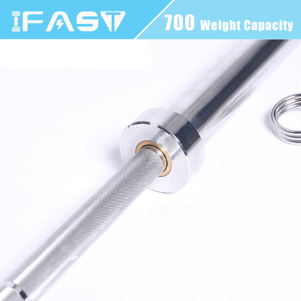 Solid Barbell Bar for 2" Olympic Plates
