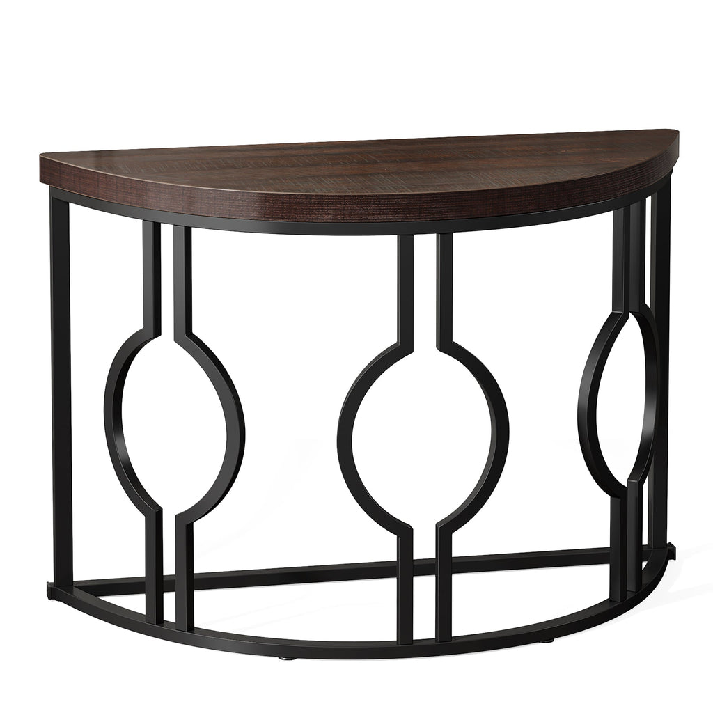 Half Moon Console Table for Entryway