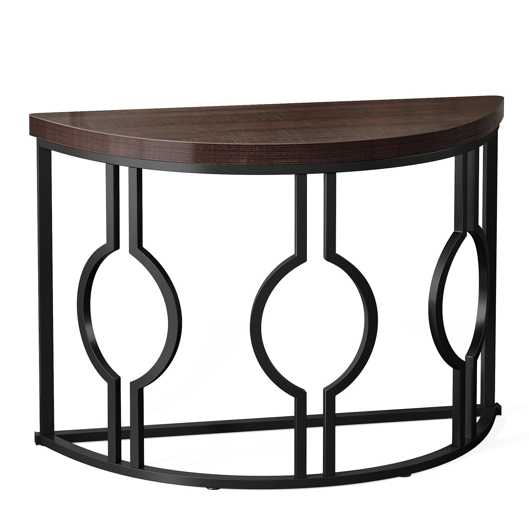 Half Moon Console Table for Entryway