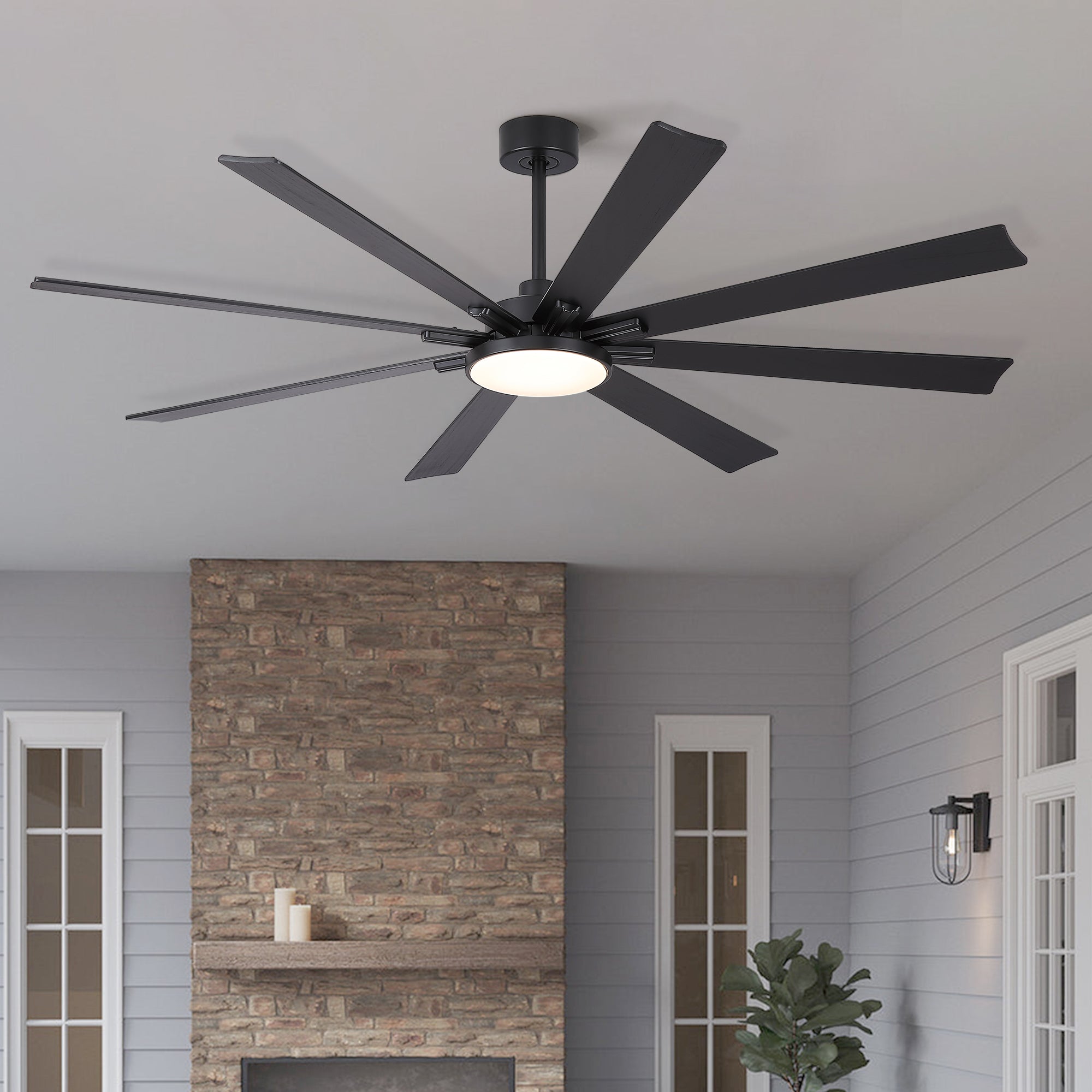 72 Inch Modern Minimalism Ceiling Fan