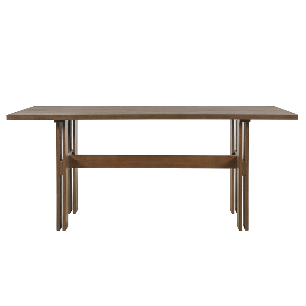 Modern Wooden Dining Table for 4 to 6 People