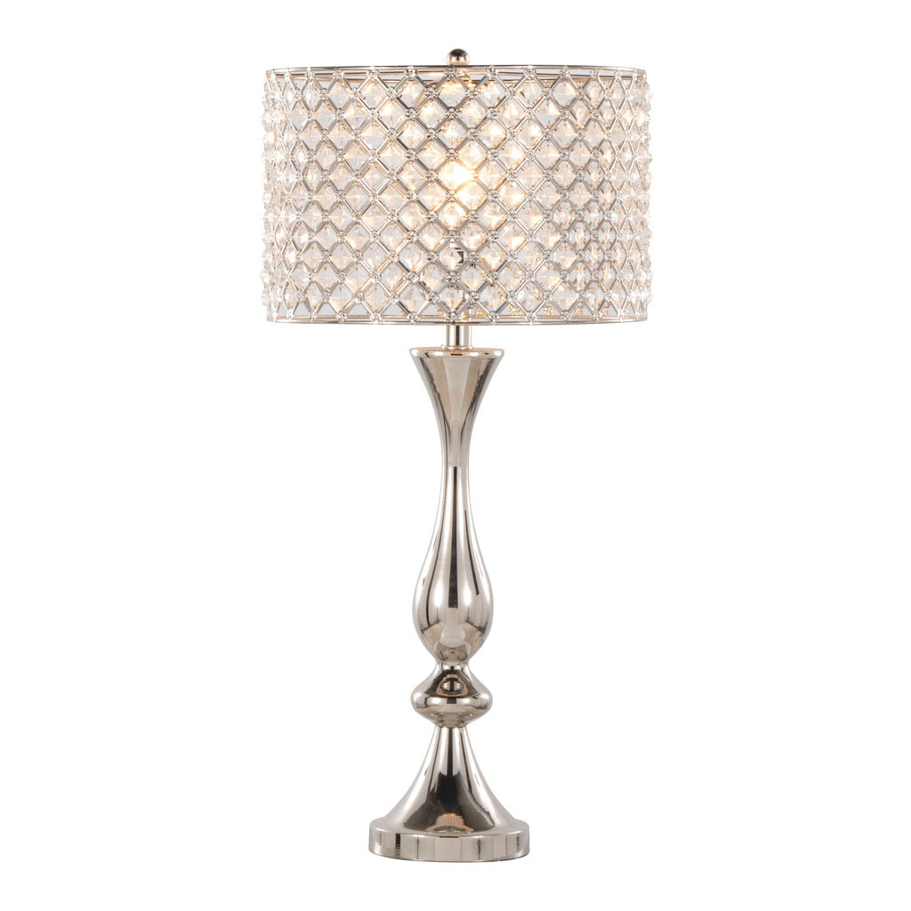 Topaz 27" Contemporary Metal Table Lamp
