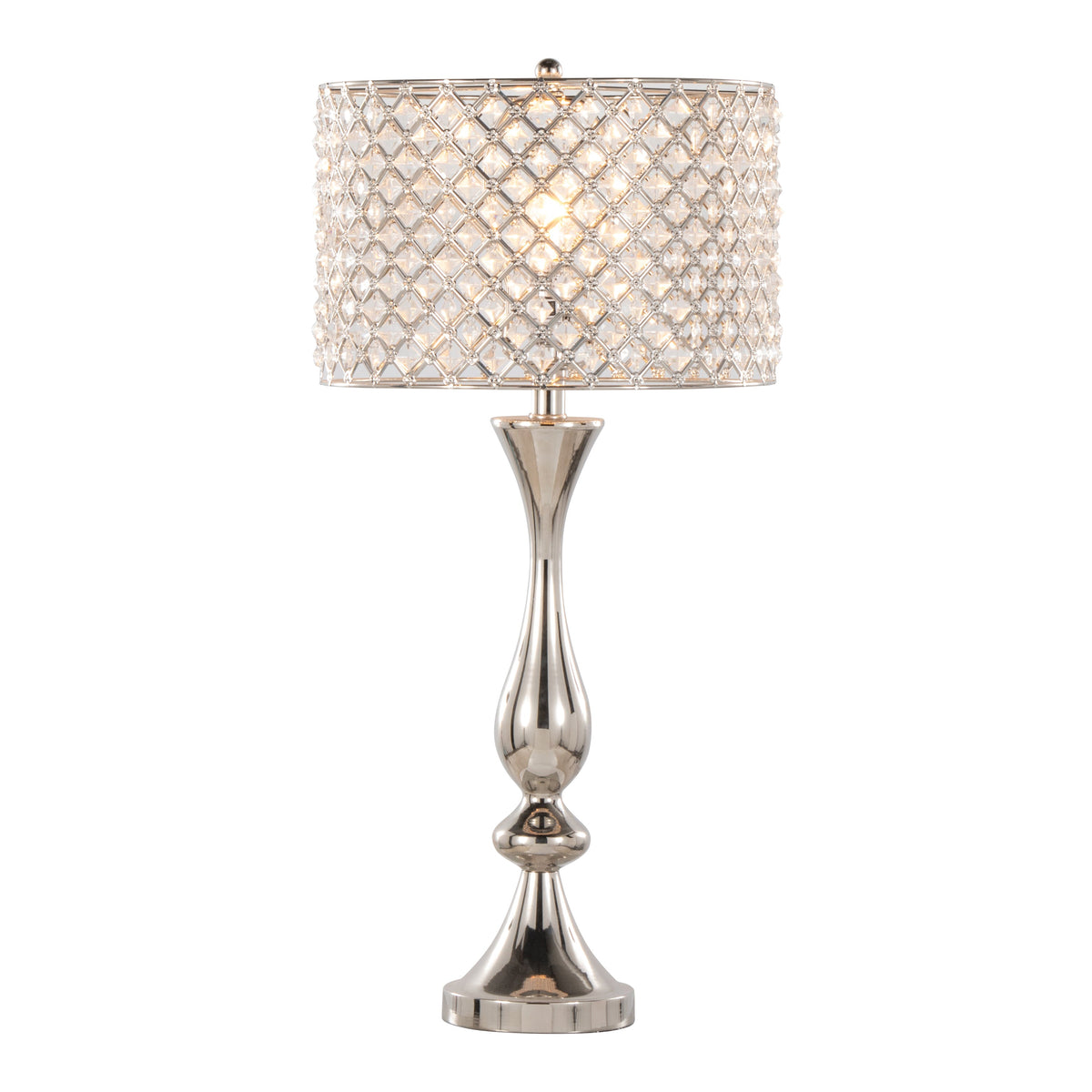 Topaz 27" Contemporary Metal Table Lamp