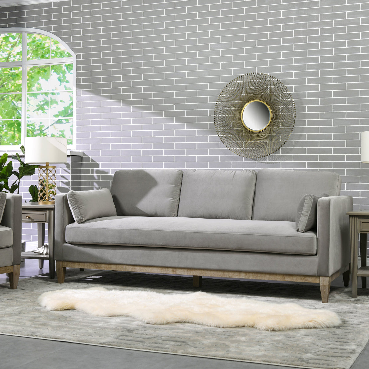 Knox 84" Modern Farmhouse Sofa