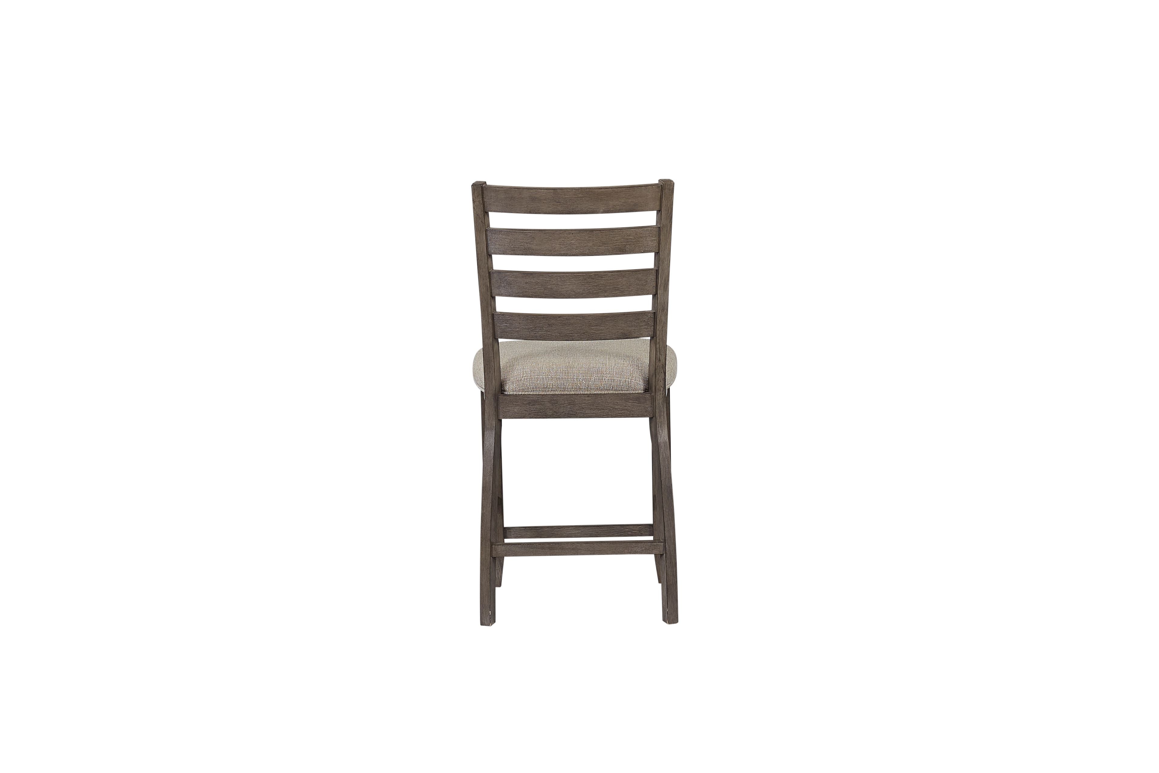 Counter Side Dining Stool with Ladder Back (Set of 2)
