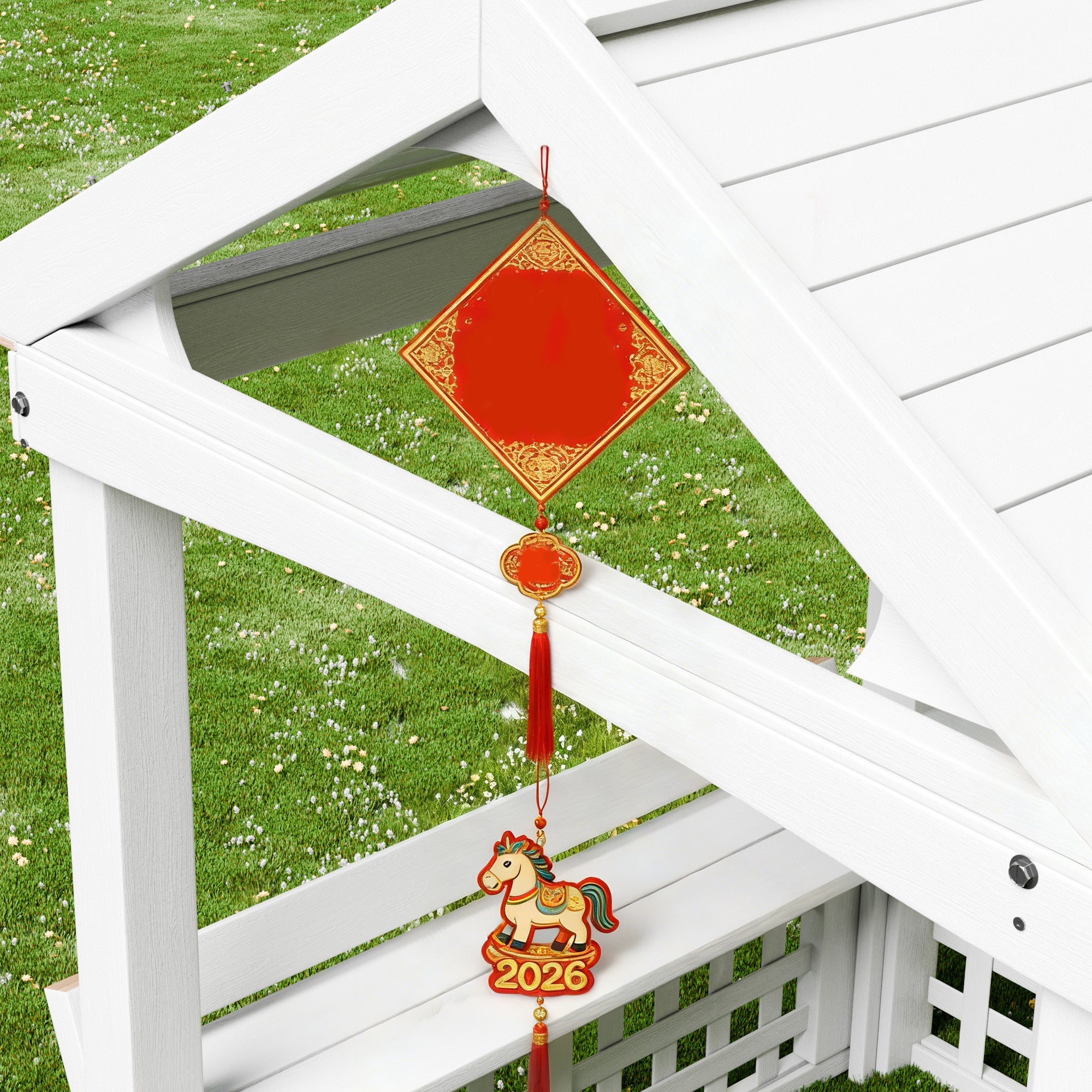Modern Outdoor Wooden Playhouse for Children
