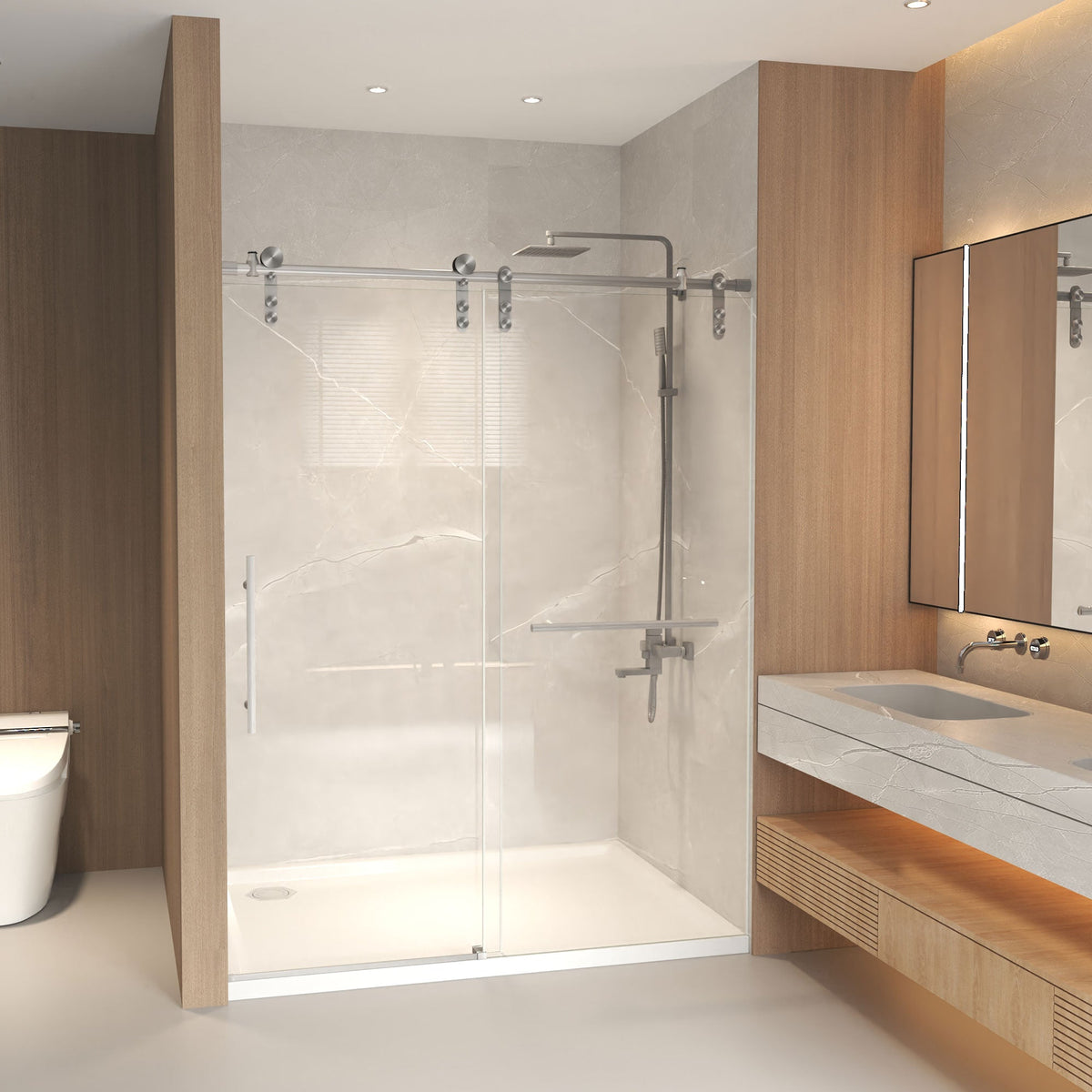 Frameless Sliding Shower Door