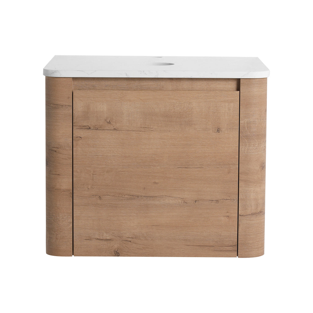 24" Wall-Mounted Bathroom Vanity & 1-Soft-Close Door