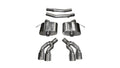 Corsa Performance Axle-Back Exhaust, Polished Xtreme, 2016 Cadillac CTS V 6.2L V8 2.75in