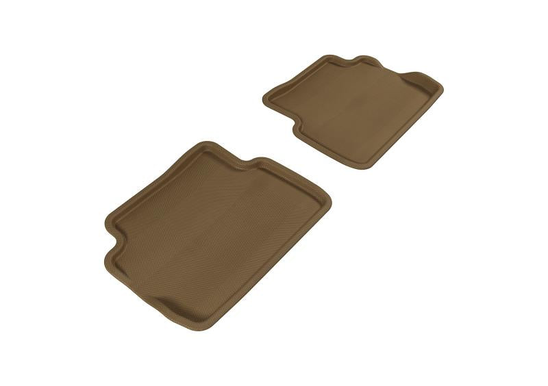 3D MAXpider 2008-2011 Ford Focus Kagu 2nd Row Floormats - Tan L1FR01621502