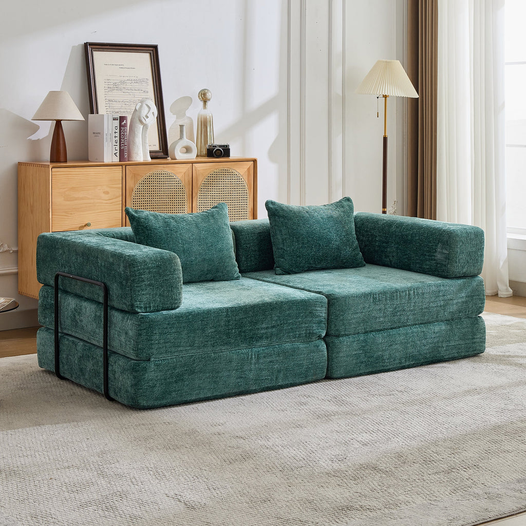 Compression Sofa: Convertible Floor Sofa Bed