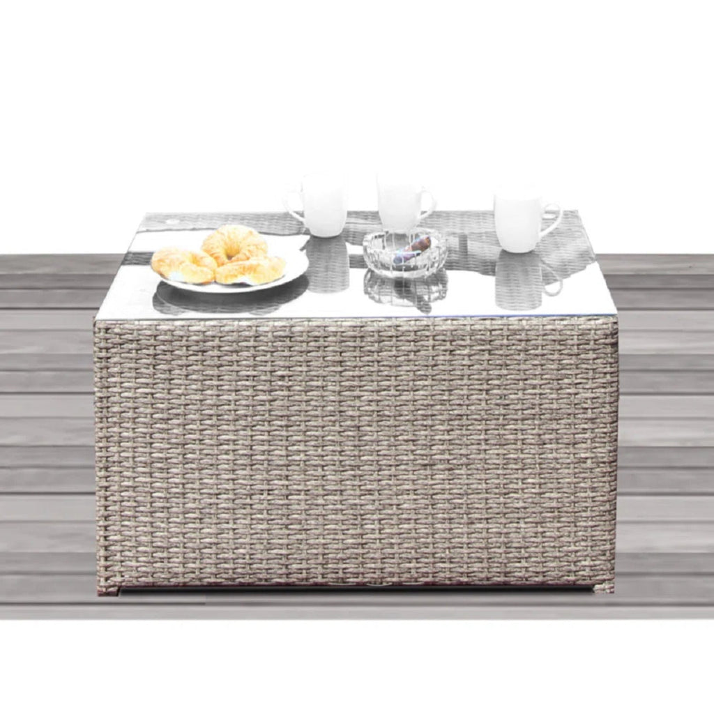 Outdoor 4-Person Sofa Seating Group – Pre-Assembled with Cushions