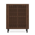 33.46" Modern Dark 6-Tier Shoe Cabinet