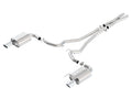Borla Atak S Cat-Back 15-17 Ford Mustang GT 5.0L V8 MT/AT 2.5in pipe 4in tip 140591