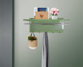 Esyspot Metal Powder Coating Hook Wall Mounted with Shelf