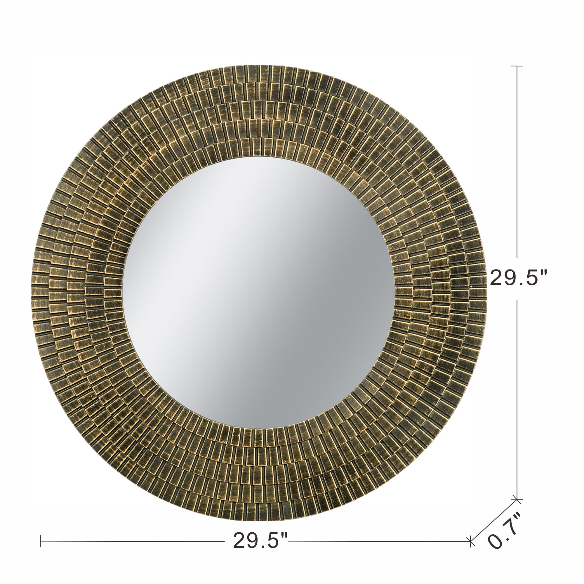 D29.5" Round Wall Mirror