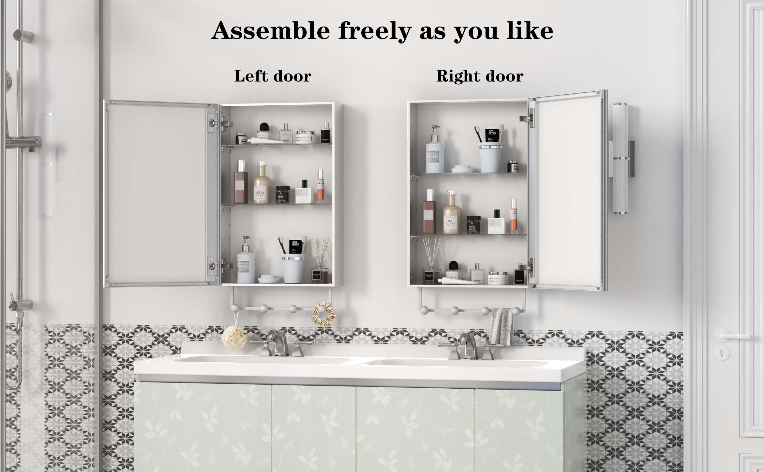 16'' x 24'' Medicine Cabinet with Mirror