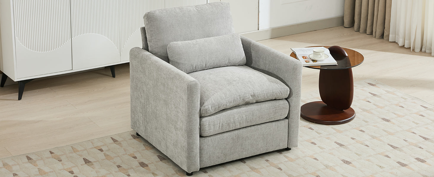 Cozy Upholstered Armchair – Oversized Comfy Cloud Sofa