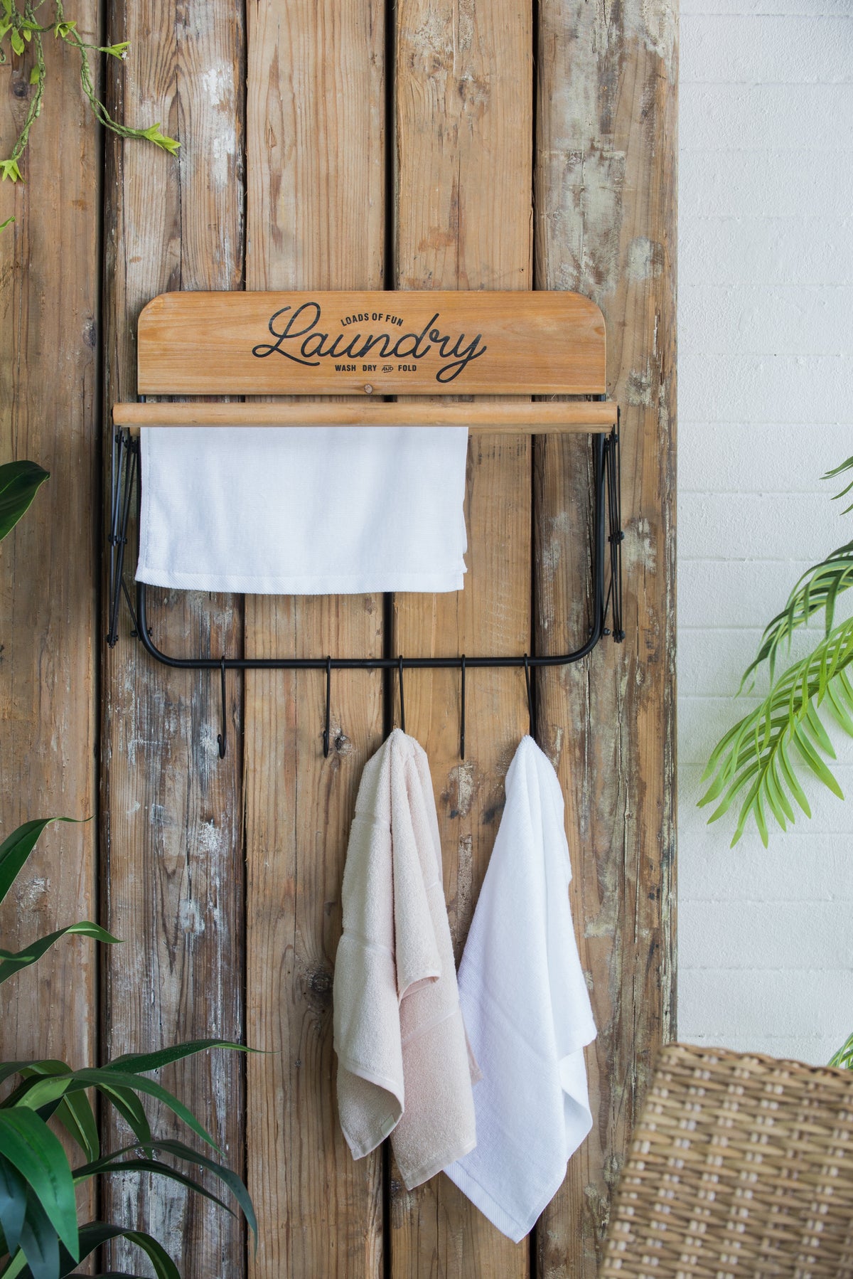 20x14x20 Laundry Rack with Accordion Design