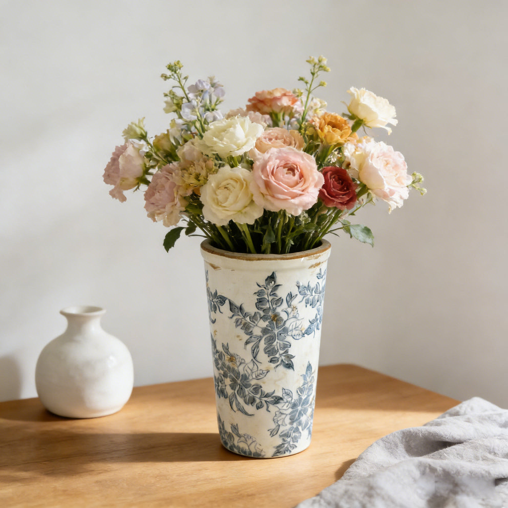 5.3" Wide Mouth Flower Vase