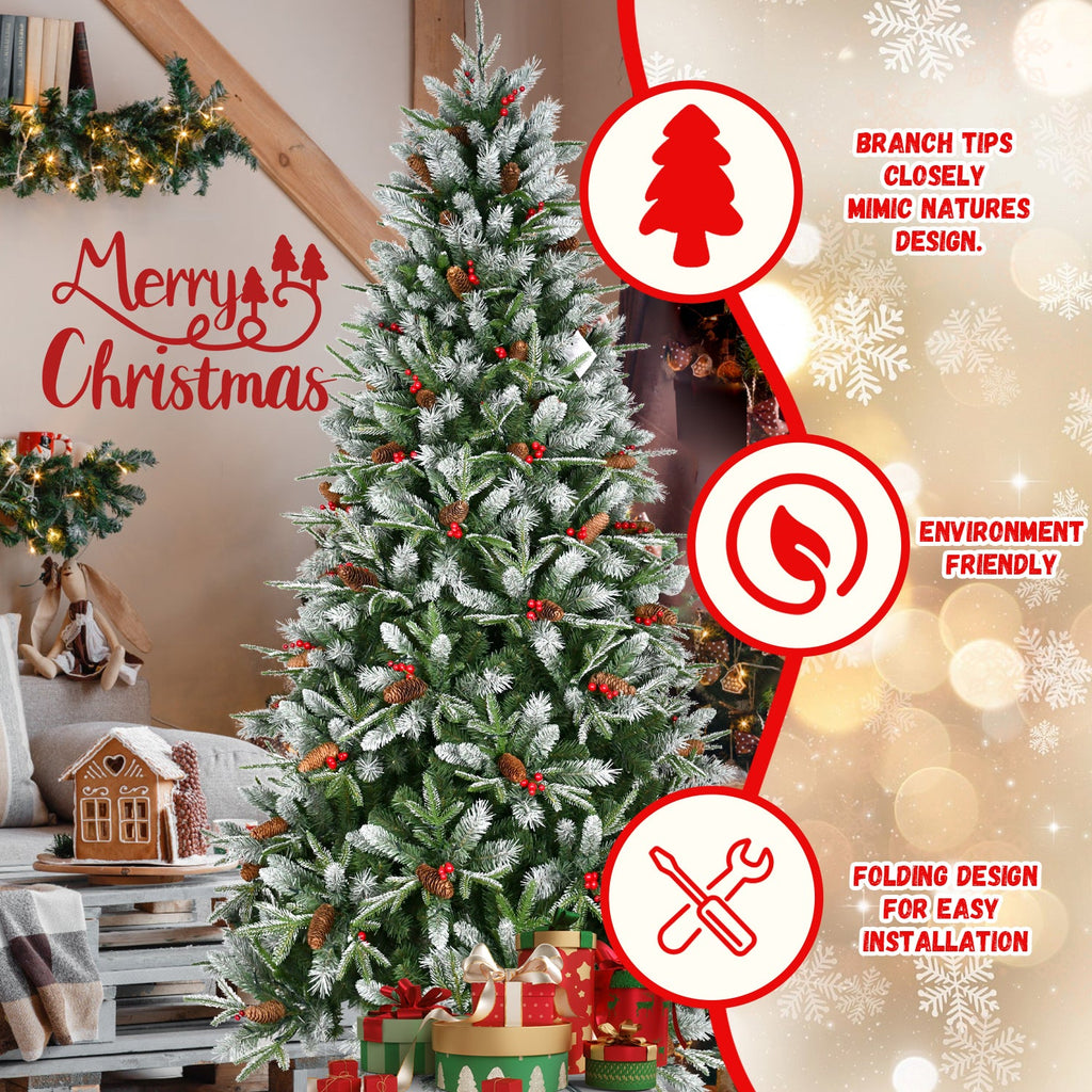 7.5FT Christmas Tree with 2514 Tips