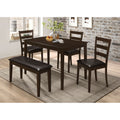 Arvin Cappuccino 5 Piece Dining Set